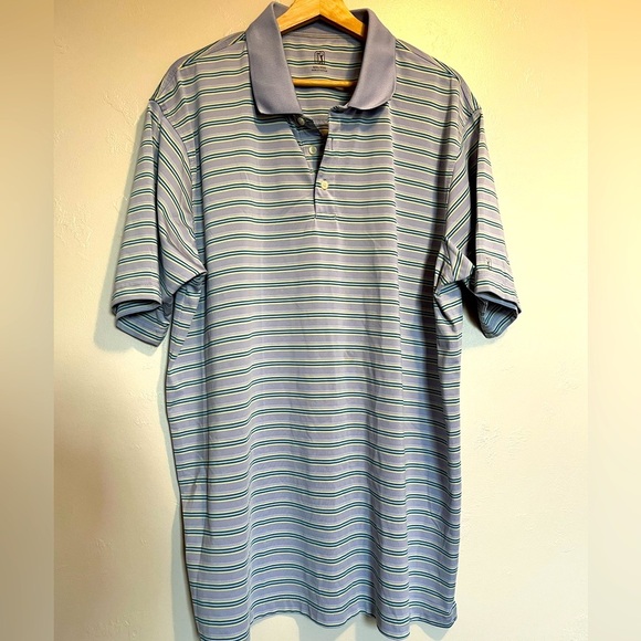 PGA Tour Striped Polo Shirt XXL - Picture 1 of 9